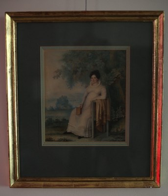 Lot 921 - Madame Lhuillier/Portrait of a Seated...