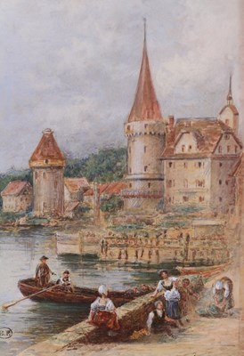 Lot 925 - Myles Birket Foster (1825-1899)/On the...