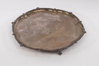 Lot 94 - A large silver salver, James Deakin & Sons,...