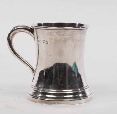 Lot 107 - A silver Christening mug, London 1911, of...