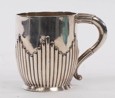 Lot 108 - A silver Christening mug, Walter & John...