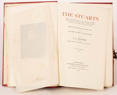 Lot 159 - Foster, J.J. The Stuarts, 2 vols., 1902. No....