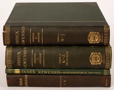 Lot 166 - Index Kewensis…of Flowering Plants, 2 vols.,...