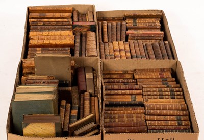 Lot 201 - A quantity of leather bound volumes,...