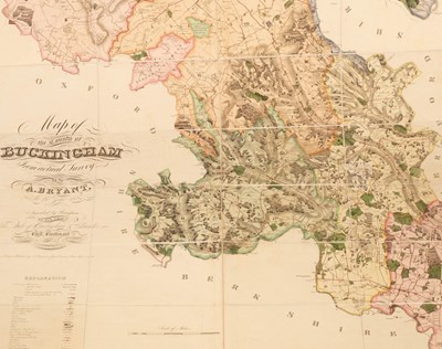 Lot 211 - Bryant (A) Map of the County of Buckingham...