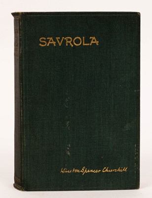 Lot 242 - Churchill, Sir Winston Spencer. Savrola, First...