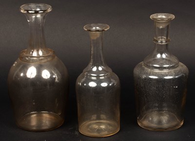 Lot 316 - A magnum carafe and two smaller, 19th Century,...