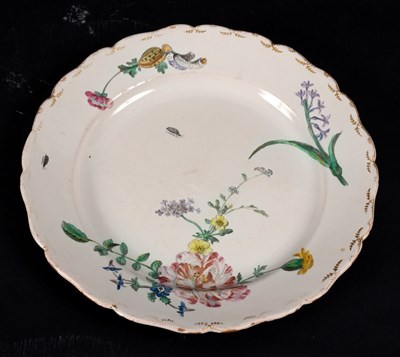 Lot 357 - A Marseille faience plate, Gaspard Robert's...