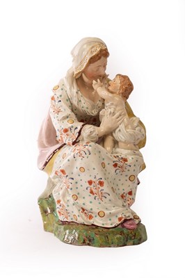 Lot 365 - A large Staffordshire pearlware figure of the...