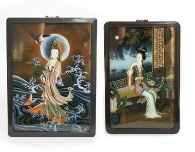 Lot 415 - 20th Century Chinese School/Guan Yin/Woman in...