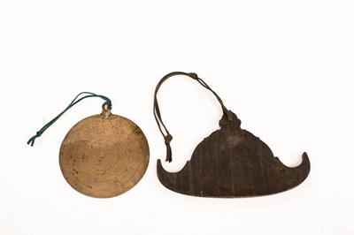 Lot 438 - A Tibetan bronze gong, perhaps 18th Century,...