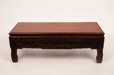 Lot 488 - A low Chinese table, 87cm wide