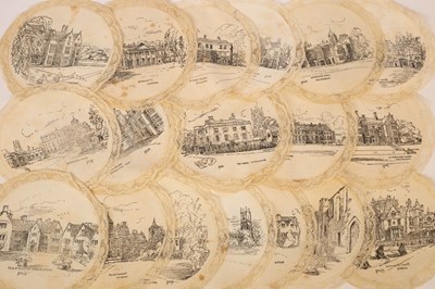 Lot 540 - A quantity of place mats printed...