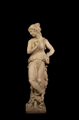 Lot 612 - A reconstituted figure of a lady, 150cm high