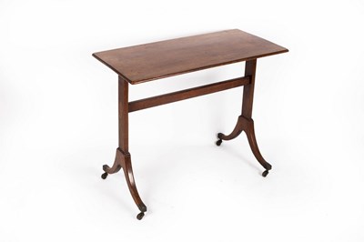 Lot 620 - A Regency mahogany table, the rectangular top...