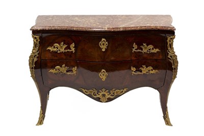 Lot 651 - A French kingwood and rosewood ormolu mounted...