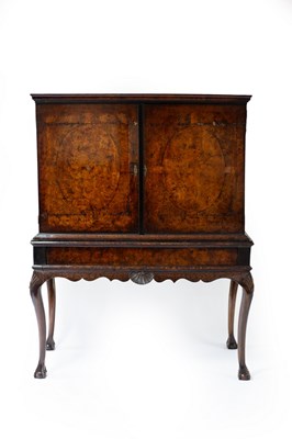 Lot 679 - A Charles II mulberry wood chest on later...