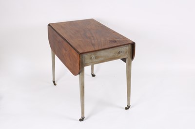 Lot 716 - A 19th Century Pembroke table, with paint...