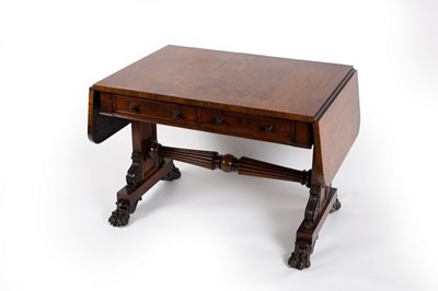 Lot 734 - A Regency rosewood sofa table, 98.5cm wide...