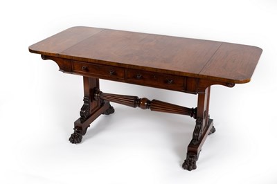 Lot 734 - A Regency rosewood sofa table, 98.5cm wide...