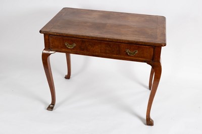 Lot 743 - An 18th Century style walnut side table, 91cm...