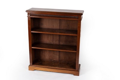 Lot 757 - An early 20th Century open bookcase, the...