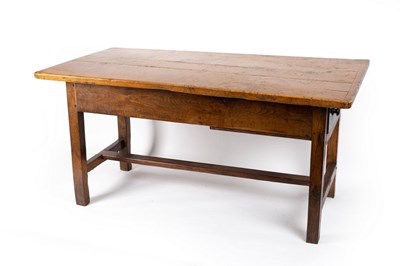 Lot 786 - A 19th Century farmhouse table, the planked...