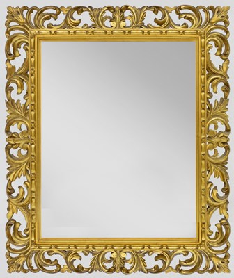 Lot 817 - A Florentine style gilt wood mirror, 59cm x 45cm