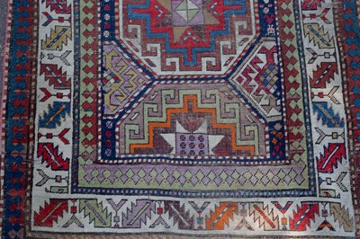 Lot 858 - A Sarook runner with central field of seven...