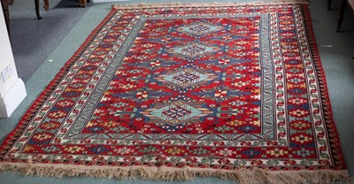 Lot 866 - A modern Soumakh carpet, Caucasus, 293cm x 202cm