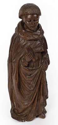 Lot 890 - A 19th Century carved limewood figure of a...