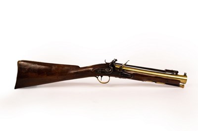 Lot 924 - An 18th Century flintlock blunderbuss by Smart,...