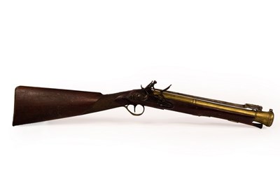 Lot 925 - An 18th Century flintlock blunderbuss by...