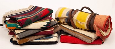 Lot 1052 - Ten Navajo blankets/Note:From the Glenn...