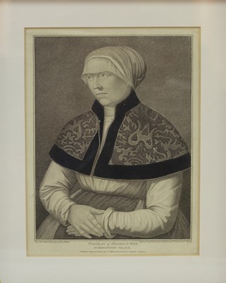 Lot 1077 - F Bartolozzi after Hans Holbein/Portrait of...