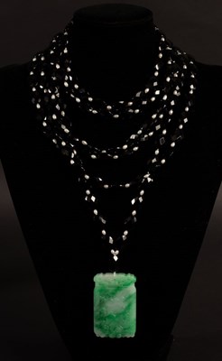 Lot 47 - Catherine Prevost, a six-row necklace of...