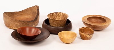 Lot 69 - Chris Robertson, four turned wood bowls,...