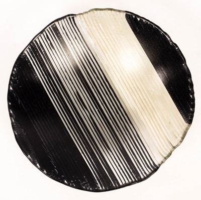 Lot 85 - Brian and Jenny Blanthorn, a fused glass dish,...