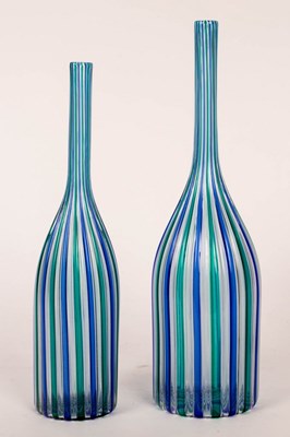 Lot 93 - Orlando Zennaro, Murano, two glass bottles in...