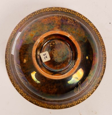 Lot 173 - A Wedgwood Fairyland lustre bowl, the exterior...