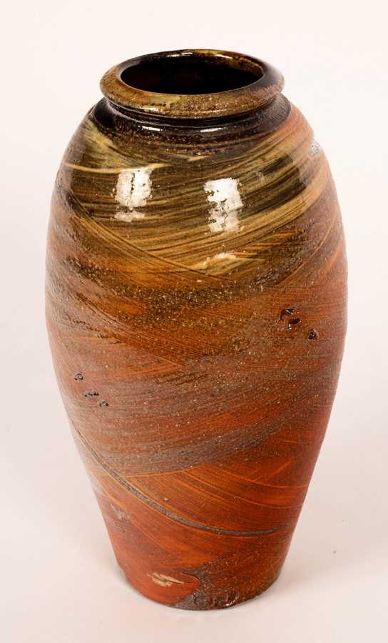 Lot 236 - John Christie (20th Century), a tapering vase...