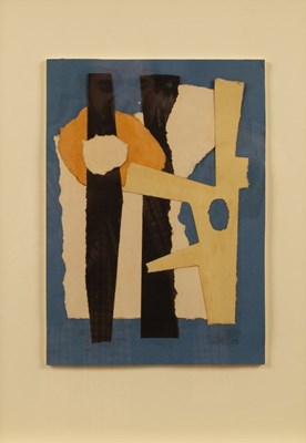 Lot 336 - James Hull (1921-1990)/Untitled (Blue)/signed...