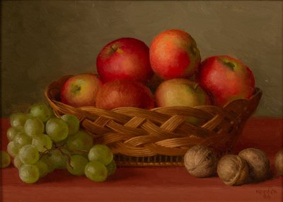 Lot 364 - Gerald Norden (1912-2000)/Red Apples in a...