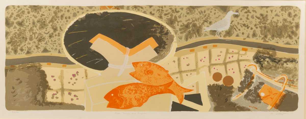 Lot 372 - William Hunter Littlejohn (1929-2006)/Fish,...