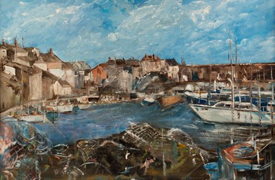 Lot 386 - Joy Day/Mevagissy/signed; St Mawes Art Group...