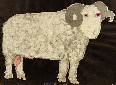 Lot 395 - Emma Douglas/Ram/signed and dated '83,...