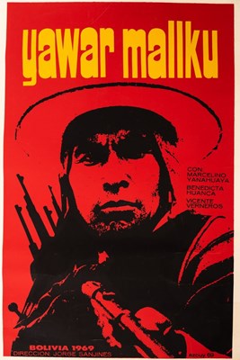Lot 419 - Bolinai Poster, 1969/Yawar Mallku/an original...