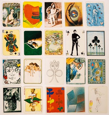 Lot 422 - Alan Driscoll/A Deck of Cards/56 playing cards...