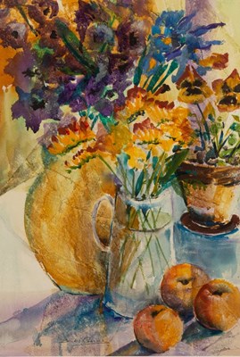 Lot 427 - Babs Groves (Contemporary)/Pots of...