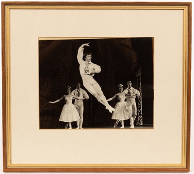 Lot 431 - Three photographs of Rudolph Nureyev, each...